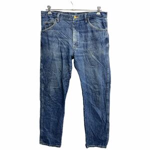 Wrangler デニムパンツ W36 ラングラー ビッグサイズ インディゴ コットン メキシコ製 古着卸 アメリカ仕入 2402-664