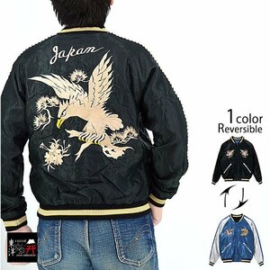 Mid 1950s Style アセテートリバーシブルスカジャン「WHITE EAGLE×GOLD DRAGON」◆テーラー東洋 ブラックMサイズ TT15491-119