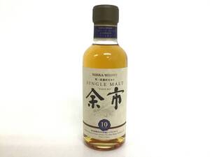 1円スタート ウイスキー whisky ニッカ 余市10年 180ml 45% 重量番号:1(RW68)