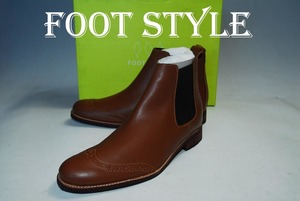 ◆DSCA◆驚愕の最終価格 完全売切り 他でも出品中★FOOT STYLE 定価11000円 本革 42 ★サイドゴアブーツ 名作ベストセラー 抜群の履き心地