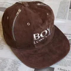 ▲B1 入手困難 当時物 BOY LONDON ボーイロンドン キャップ 茶