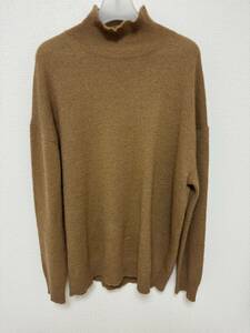 AURALEE BABY CAMEL KNIT TURTLE NECK P/O キャメル 4 オーラリー