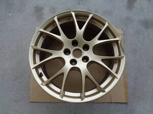 BBS 　SUBARU　WRX　 STI　 Final Edition　純正　19インチ　8.5J オフセット55 ゴールド　1本　 VAB GVB GRB GDB 鍛造　凹みあり