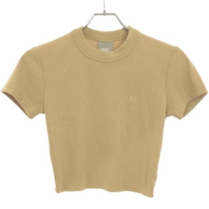 KITH キス クロップドTシャツ ベージュ S ITHD7Q5BB9LC