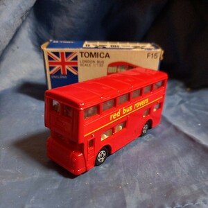 トミカ ロンドンバス F15 日本製 青箱 絶版 red bus