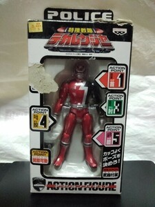 特捜戦隊デカレンジャー　デカレッド　アクションフィギュア　可動　非売品　BANPRESTO　勇動サイズ　特撮