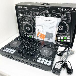 使用極少 Roland 4chデッキ DJコントローラー DJ-707M ローランド PCDJ スタジオ Pro向け