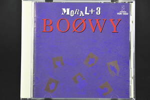 旧規格盤☆ BOOWY MORAL +3 / ボウイ モラル■全16曲収録 CD アルバム ボーイ,暴威,氷室狂介,布袋寅泰,松井恒松,高橋まこと VDR-1483 美盤