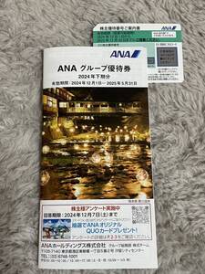 ANA 株主優待　2024/12/1-2025/11/30& グループ優待券 冊子