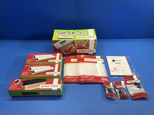 未使用【 ショップジャパン 】フードシーラー Ｓtyleplus FOOD SEALER【 FN004629 】ピタント 密封 パックロール2箱付き 調理器具 120