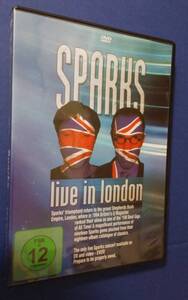 00年ライブ作！SPARKSのLive In London廃盤DVD。