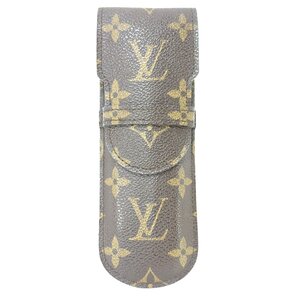 【1円スタート】LOUIS VUITTON ルイ・ヴィトン エテュイ スティロ モノグラム ペンケース ペン入れ ボールペン収納 筆入れ 筆箱 M62990