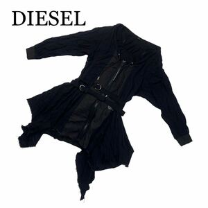 DIESEL ディーゼル ブラウス トップス 長袖 M 黒系