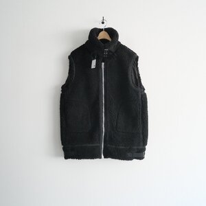 2022AW / AP STUDIO購入品 ドゥーズィーエムクラス / KURO クロ / Boa B3 vest ボアベスト 0 / 22010587101430 / 2401-0186