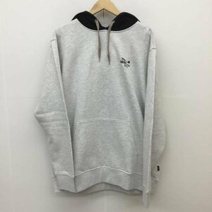 VANS L バンズ パーカー 長袖 Hooded Sweatshirt Hoodie 黒 / ブラック / X 灰 / グレー / 10099210