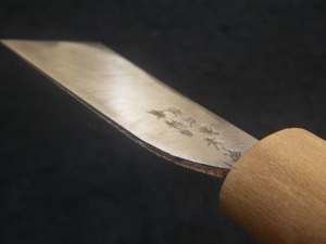 巾30㎜　レザーナイフ　一寸　革包丁 皮裁ち 皮切　japan leather carving knife 日本製　靴職人　鞄職人　革細工　刃物