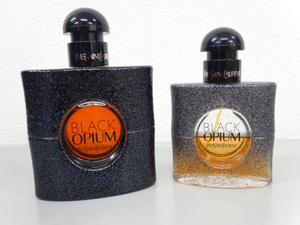 2点セット まとめて Yves Saint Laurent イヴ サンローラン BLACK OPIUM ブラック オピウム 50ml フローラル ショック 30ml EDP 香水