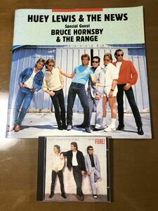 HUEY LEWIS & THE NEWS/FORE! ・Kirin Sound Together’87 ツアーパンフレット
