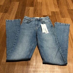 タグ付き　未使用品　ザラ　デニム　レディース　パンツ　ZARA ボトムス　DENIM ブルー　佐川急便対応のみ