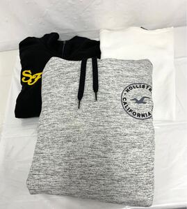 スウェットパーカー他3点まとめ HOLLISTER MERSAGERIE PUMA プーマ トップス現状品 ホワイトカラー系グレーカラー系他カ4