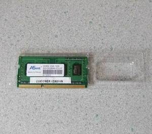 ノート用メモリー Asint SSY3128M8-EDJ1F SODIMM DDR3-1333 PC3-10600 1GB