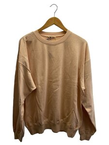 AURALEE◆スウェット/S/コットン/PNK/アニマル/A24AP02CU/SUPER HIGH GAUGE SWEAT P/O/