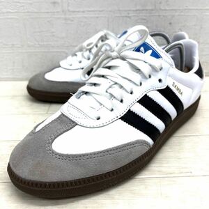 1620◎ adidas SAMBA アディダス サンバ 靴 シューズ スニーカー ローカット スリーライン ホワイト カジュアル メンズ26.0