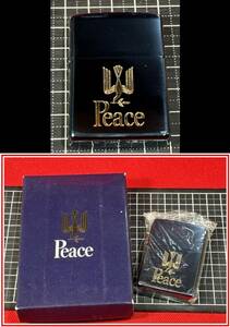 26【ZIPPO★ジッポー】【ピース peace 煙草】コレクション品 着火未確認