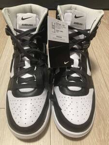 【新品未使用】NIKE × AMBUSH DUNK HIGH BLACK CU7544- 001 サイズ:US8.5 26.5㎝　アンブッシュ　ナイキ