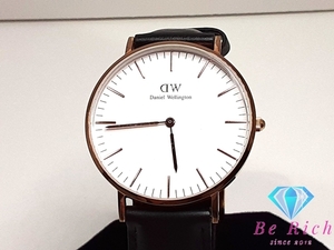 ダニエル ウェリントン Daniel Wellington レディース 腕時計 B36R8 白 ホワイト SS レザー クォーツ ウォッチ DW 【中古】 ht5143