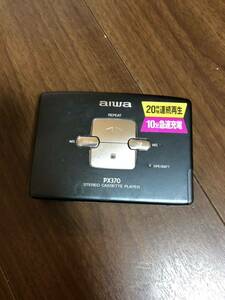 4.17 PX370 STEREO CASSETTE PLAYER 未確認ジャンク　アイワ　AIWA