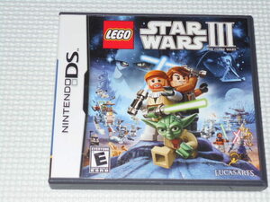 DS★LEGO STAR WARS 3 THE CLONE WARS 海外版 北米版★箱付・説明書付・ソフト付