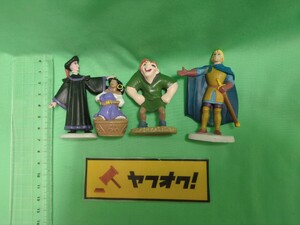 ディズニー　ノートルダムの鐘　フィギュア　PVC 4体