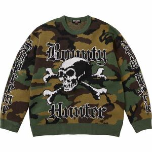 【新品】 23FW Supreme Bounty Hunter Sweater Lサイズ　カモ　シュプリーム バウンティ ハンター セーター ボックス