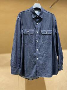 【美品】 blurhms ROOTSTOCK ブラームスルーツストック EX DENIM SHIRT デニムシャツ　日本製