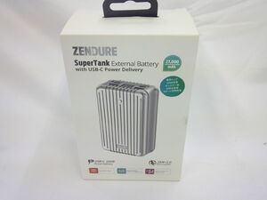 52 送60サ 0528$B10 ZENDURE Super Tank External Battery 27000mAh 超大容量 モバイルバッテリー 未開封