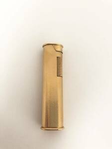 ダンヒル dunhill ガスライター ゴールドカラー ライター 喫煙具 (T62-0520)