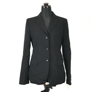 Made in Japan★コムサデモード/COMME CA DU MODE★裏地キュプラ/テーラードジャケット【7/women’s size -S/黒/black】Jackets◆BH74-1