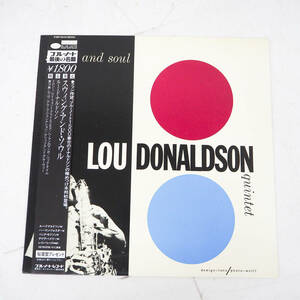 LOU DONALDSON ルードナルドソン SWING AND SOUL BLUE NOTE ブルーノート K18P-9242 BLP-1566 レコード LP K5996