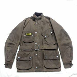 限定モデル　Barbour international 34 Mint condition ダークブラウン　バーク バブアー インターナショナル　ヘビーウェイト