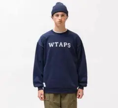 WTAPS 22SS ACADEMY/SWEATER ネイビーM