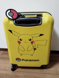 ポケモン ピカチュウ キャリーケース スーツケース キャリーバッグ 旅行用 軽量 ポケモンセンター ほぼ未使用 48×40×23cm 機内持込可能