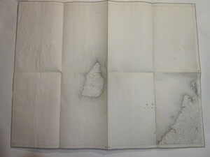 古地図　西之表　5万分の1地形図◆昭和21年◆鹿児島県、種子島、馬毛島