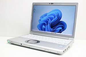 1円スタート ノートパソコン Windows11 Panasonic レッツノート CF-SV7 DVDマルチ 第8世代 Core i5 SSD256GB メモリ8GB Windows10 カメラ