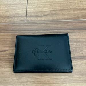 【I】Calvin Klein カルバンクライン カードケース 名刺入れ ブラック ジャンク品