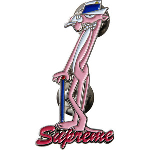 新品 14SS Supreme x Pink Panther Pin ピンクパンサー ピンバッジ