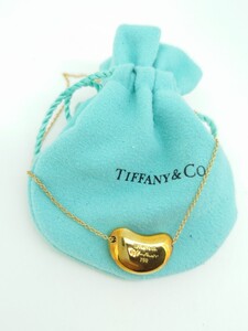 ティファニー TIFFANY ビーンズ　　k18YG ネックレス