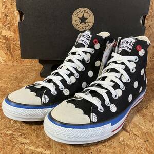 CONVERSE ALL STAR FRAPBOIS US10.5 29cm BLACK コラボ 別注 限定 コンバース オールスター フラボア ドット 水玉 ハイカット