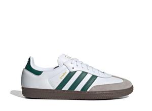 adidas Originals Samba OG "Cloud White/Collegiate Green/Clear Granite" 22.5cm JH8797