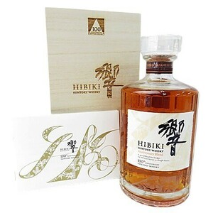 【1円～】SUNTORY サントリー 響 HIBIKI 100th Anniversary Blend 100周年記念 ウイスキー 木箱・冊子付 700ml 43%【未開栓】[M5913]